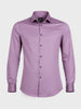 Men's Purple Slim Fit Solid Party Wear Shirt