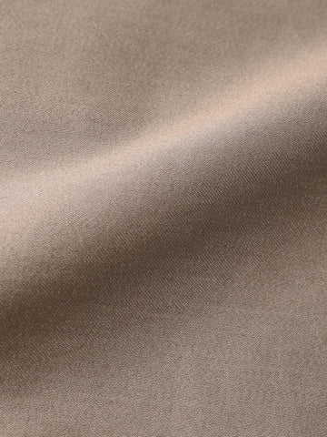 Men's Brown Slim Fit Solid Party Wear Shirt