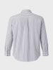 Men's Blue Relaxed Fit Striped Casual Shirt