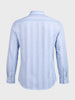 Men's Blue Slim Fit Striped Casual Shirt