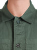 Men's Green Oversized Fit Solid Casual Shirt