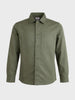 Men's Green Regular Fit Solid Casual Shirt