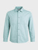 Men's Green Oversized Fit Solid Casual Shirt