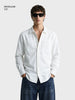 Men's White Regular Fit Solid Casual Shirt