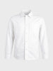 Men's White Regular Fit Solid Casual Shirt