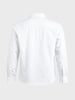 Men's White Regular Fit Solid Casual Shirt
