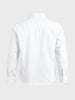 Men's White Regular Fit Solid Casual Shirt