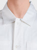 Men's White Regular Fit Solid Casual Shirt