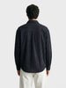 Men's Black Regular Fit Solid Casual Shirt