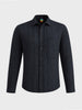 Men's Black Regular Fit Solid Casual Shirt