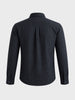 Men's Black Regular Fit Solid Casual Shirt