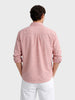 Men's Pink Regular Fit Textured Casual Shirts