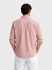 Men's Pink Oversized Fit Textured Casual Shirts