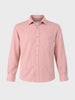 Men's Pink Oversized Fit Textured Casual Shirts