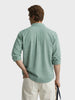 Men's Green Oversized Fit Textured Casual Shirts