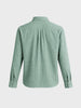 Men's Green Regular Fit Textured Casual Shirts