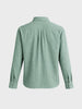 Men's Green Oversized Fit Textured Casual Shirts