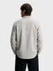 Men's Grey Regular Fit Textured Resort Wear Shirt
