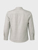Men's Grey Regular Fit Textured Resort Wear Shirt