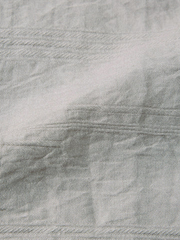 Men's Grey Regular Fit Textured Resort Wear Shirt