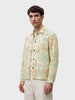 Men's Cream Regular Fit Solid Casual Shirts