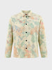 Men's Cream Regular Fit Solid Casual Shirts