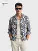 Men's Blue Relaxed Fit Solid Casual Shirt