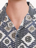Men's Blue Relaxed Fit Solid Casual Shirt