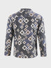 Men's Blue Relaxed Fit Solid Casual Shirt