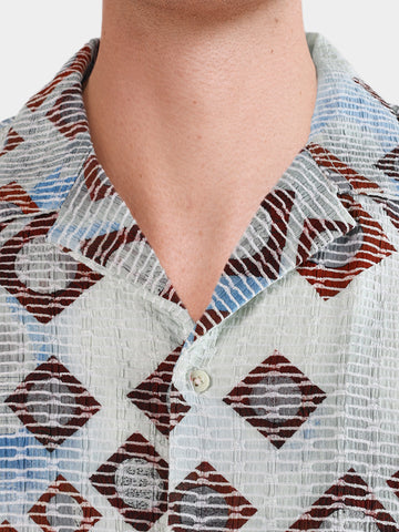 Men's Multicolor Relaxed Fit Solid Casual Shirt