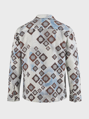 Men's Multicolor Relaxed Fit Solid Casual Shirt