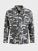 Men's Black Relaxed Fit Solid Casual Shirt