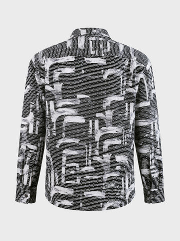 Men's Black Relaxed Fit Solid Casual Shirt