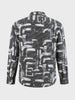 Men's Black Relaxed Fit Solid Casual Shirt