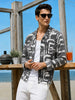 Men's Black Relaxed Fit Solid Casual Shirt