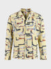 Men's Yellow Relaxed Fit Solid Casual Shirt