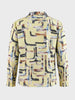 Men's Yellow Relaxed Fit Solid Casual Shirt