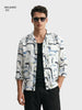 Men's White Relaxed Fit Solid Casual Shirt