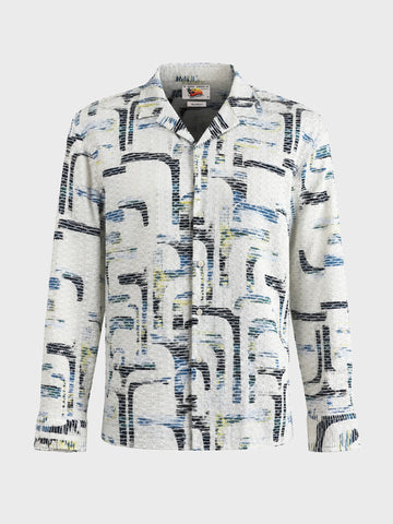 Men's White Relaxed Fit Solid Casual Shirt