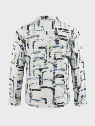 Men's White Relaxed Fit Solid Casual Shirt