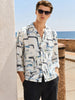 Men's White Relaxed Fit Solid Casual Shirt
