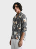 Men's Black Relaxed Fit Solid Casual Shirt