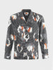Men's Black Relaxed Fit Solid Casual Shirt