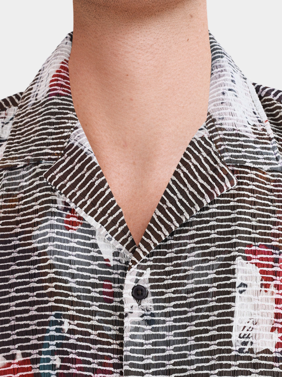 Men's Grey Relaxed Fit Solid Casual Shirt
