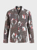 Men's Grey Relaxed Fit Solid Casual Shirt