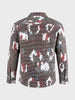Men's Grey Relaxed Fit Solid Casual Shirt