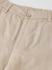 Men's Khaki Relaxed Fit Solid Casual Trousers