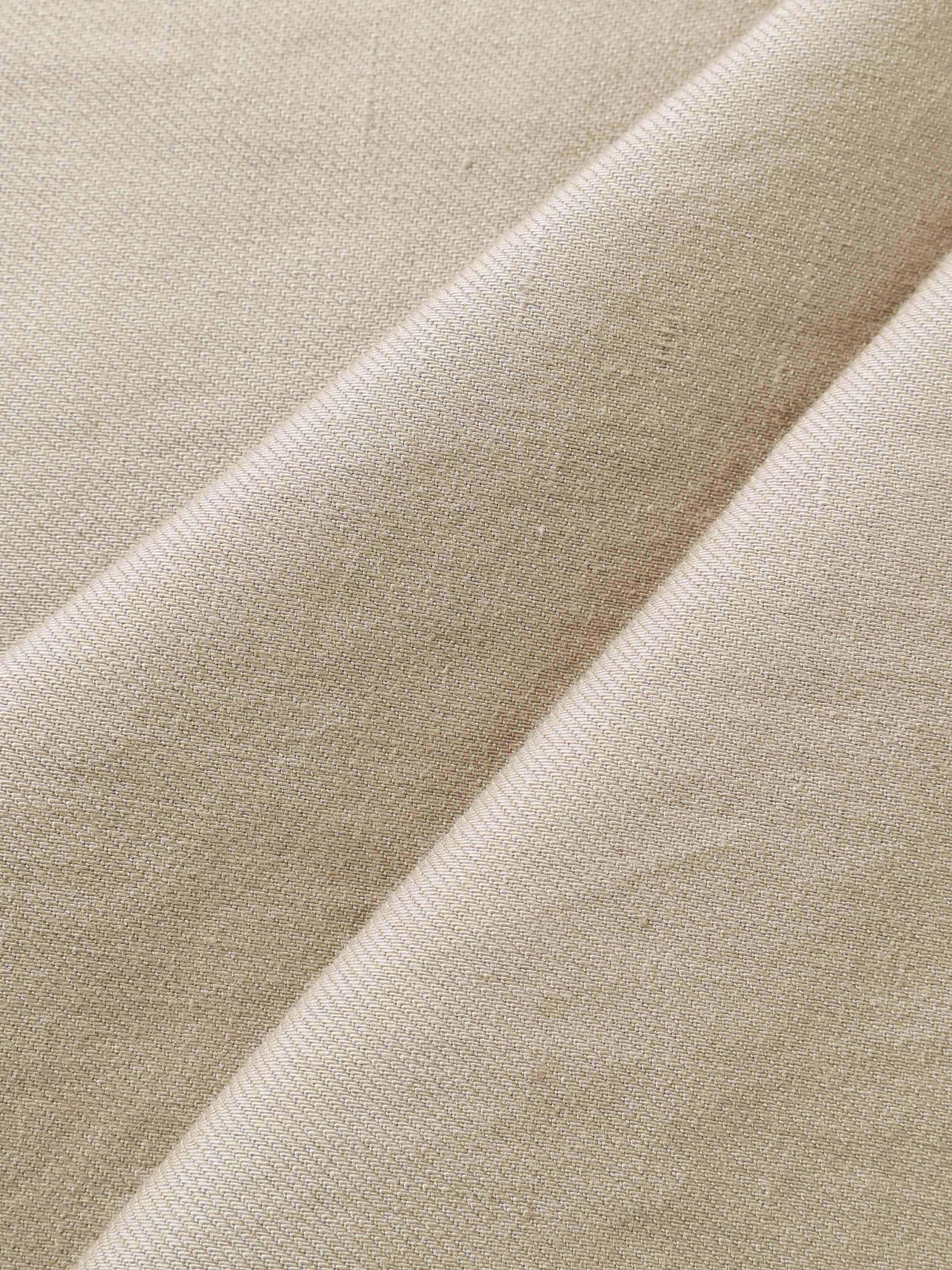 Men's Khaki Relaxed Fit Solid Casual Trousers