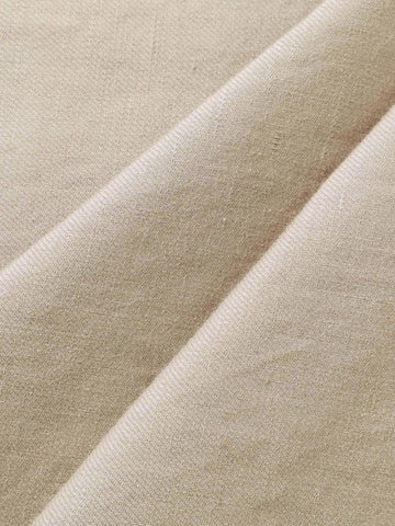 Men's Khaki Relaxed Fit Solid Casual Trousers