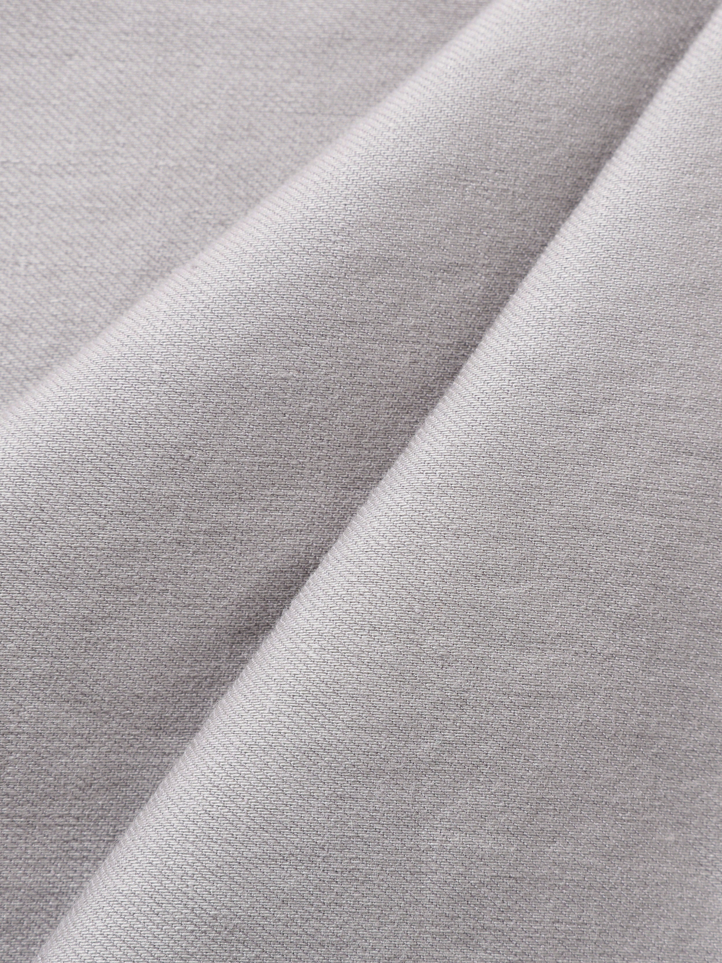 Men's Grey Relaxed Fit Solid Casual Trousers